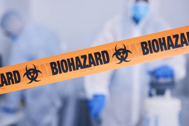 Professional Biohazard Cleanup technician working in Louisville, NE
